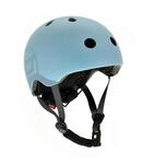 Scoot and Ride Kinderhelm, Blaugrau, Kunststoff, Textil, Gr. S-M, RoHS,
