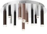 Brilliant Led-Deckenleuchte Cembalo, Braun, Schwarz, Alu, Metall, Kunststoff,...
