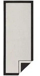 Hanse Home L&auml;ufer Twin, Creme, Schwarz, Kunststoff, Bord&uuml;re, rechteckig, 80x350 cm,