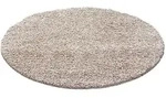 Ayyildiz Hochflorteppich Life 1500, Braun, Beige, Textil, Uni, rund, Oeko-Tex&reg;