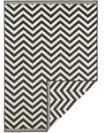 Hanse Home Outdoorteppich Twin Supreme, Creme, Schwarz, Kunststoff, geometrisch,