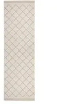 Hanse Home L&auml;ufer Twin Supreme, Creme, Grau, Kunststoff, Raute, rechteckig, 80x250