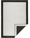 Hanse Home Outdoorteppich Twin, Creme, Schwarz, Kunststoff, Bord&uuml;re, rechteckig,