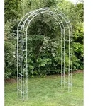 DanDiBo Rosenbogen, Grau, Metall, 140x225x37 cm, Gartenzubeh&ouml;r, Gartendeko
