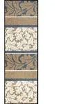 wash+dry L&auml;ufer Sinfonia, Blau, Wei&szlig;, Beige, Textil, orientalisch, rechteckig,