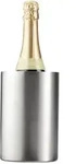 Relaxdays Flaschenk&uuml;hler, Silber, Metall, 18 cm, Essen & Trinken, Barausstattung