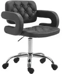 CLP Drehstuhl, Schwarz, Metall, 62x78x55 cm, Arbeitszimmer, B&uuml;rost&uuml;hle, Drehst&uuml;hle