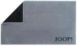 Joop! Badematte Classic Doubleface, Anthrazit, Schwarz, Textil, Uni, rechteckig,