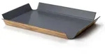 Continenta Serviertablett,, Grau, Naturmaterialien, 30x5x41 cm, Tischkultur &