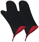 Spring Ofenhandschuh, Rot, Schwarz, Kunststoff, 15x3x33 cm, rutschfest, Kochen,