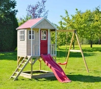 XXXLutz SPIELHAUS Natur, Rot 350x242x290 cm
