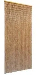 vidaXL T&uuml;rvorhang, Braun, Naturmaterialien, Rechteckig, 90x200x90 cm, Wohntextilien,
