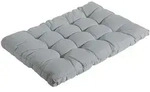 Palettenkissen, Grau, Textil, F&uuml;llung: Schaumstoff, 120x10x80 cm, Oeko-Tex&reg;