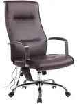 CLP Chefsessel, Braun, Metall, 63x114x72 cm, Arbeitszimmer, B&uuml;rost&uuml;hle,...