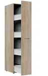 Xora Apothekerschrank, Eiche, Holzwerkstoff, 30x185x54 cm, BQ - B&uuml;ndnis f&uuml;r