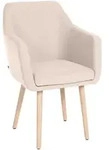 CLP Armlehnenstuhl, Beige, Holz, 61x88x57.5 cm, Esszimmer, St&uuml;hle, Esszimmerst&uuml;hle,