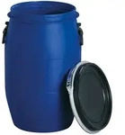 Graf Kunststoff-Weithalsfass, Blau, Kunststoff, 60 L, 40x64x40 cm, Gartenzubeh&ouml;r,
