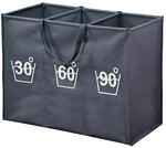 Kesper W&auml;schesack, Grau, Kunststoff, 35x60x74 cm, strapazierf&auml;hig, Ordnen &