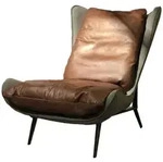 Kawola Sessel, Braun, Leder, 1-Sitzer, F&uuml;llung: Komfortschaum, 77x90x85 cm,