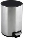 Spirella Treteimer, Chrom, Kunststoff, 5 L, 25x30x20 cm, Textiles Vertrauen -