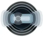 Joseph Joseph Sch&uuml;sselset Nest, Pastellblau, Kunststoff, 9-teilig, rund,...