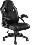 tectake B&uuml;rostuhl, Schwarz, Textil, 68x114.5x69 cm, Kinder- & Jugendzimmer,