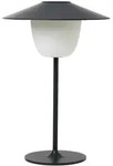 Blomus Led-Tischleuchte, Anthrazit, Metall, 22x33x22 cm, Lampen & Leuchten,