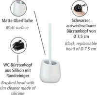 Wenko WC-B&Uuml;RSTENGARNITUR Wei&szlig; 13.5x38x13.5 cm