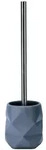 Kleine Wolke Wc-B&uuml;rstengarnitur Crackle, Blau, Kunststoff, 10.6x39 cm, B&uuml;rstenkopf