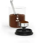 Bialetti Kaffeedose, Glas, rund, 13.5x18x13.5 cm, K&uuml;chenzubeh&ouml;r, Vorratsbeh&auml;lter,