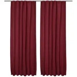 Beautissu Vorhang, Rot, Textil, 140x245x1 cm, Wohntextilien, Gardinen &...