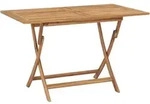 vidaXL Gartentisch, Braun, Holz, rechteckig, 70x75x120 cm, Gartenm&ouml;bel,