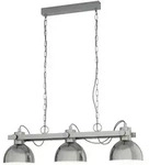 Eglo H&auml;ngeleuchte Lubenham, Creme, Metall, rund,rund, 20x110x90 cm, Lampen &