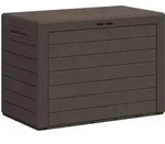 vidaXL Gartentruhe, Braun, Kunststoff, 190 L, Rechteckig, 44x55x78 cm, Aufbewahrung &