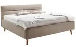 Boxxx Polsterbett Lotte, Beige, Holz, Eiche,Birke, Buche, massiv, 180x200 cm,...