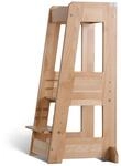 tiSsi Lernturm Felix, Buche, Holz, Buche, massiv, 40x89x40 cm, Made in Europe,