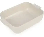 Peugeot Auflaufform, Wei&szlig;, Keramik, 25x6.2x16.8 cm, Kochen, Auflaufformen