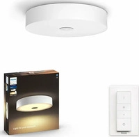 Philips HUE LED-DECKENLEUCHTE Wei&szlig; 9.9 cm, Energieeffizienzklasse: F