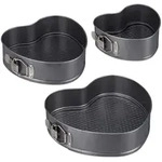 Relaxdays Backform, Anthrazit, Metall, 25x7x23.5 cm, Backen, Backformen, Springformen
