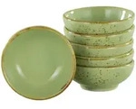 Creatable Dipschalenset, Gr&uuml;n, Keramik, 6-teilig, rund, Essen & Trinken,...
