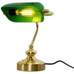 Globo Lighting Tischleuchte, Gr&uuml;n, Metall, 16.5x24x19 cm, Lampen & Leuchten,