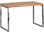Mid.you Schreibtisch, Akazie, Holz, Akazie, massiv, rechteckig, U-Form,...