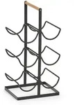 Zeller Present Weinregal, Schwarz, Metall, 23x20x46 cm, K&uuml;chen, K&uuml;chenm&ouml;bel,