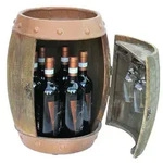 DanDiBo Weinregal, Braun, Holz, 32x44x32 cm, Wohnzimmer, Regale, Weinregale