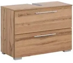 Mid.you Waschbeckenunterschrank Schildmeyer Carlos, Eiche, Metall, 1 Schublade(n)