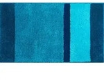 Grund Badteppich Room, T&uuml;rkis, Textil, Streifen, rechteckig, 60x100 cm, Made in