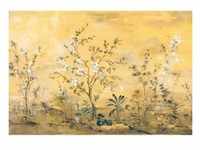 Komar Vliestapete, Gelb, Bäume, 368x248 cm, Fsc, Tapeten Shop, Vliestapeten
