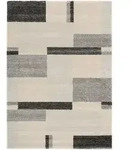 Novel Webteppich Palazzo Bloc, Grau, Textil, Abstraktes, rechteckig, 120x170 cm, in