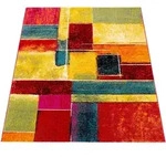 Paco Home Kurzflorteppich, Mehrfarbig, Textil, Rechteckig, 80x150 cm,