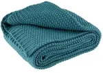 wometo Strickdecke, T&uuml;rkis, Textil, 140x190 cm, Oeko-Tex&reg;, Wohntextilien, Decken,